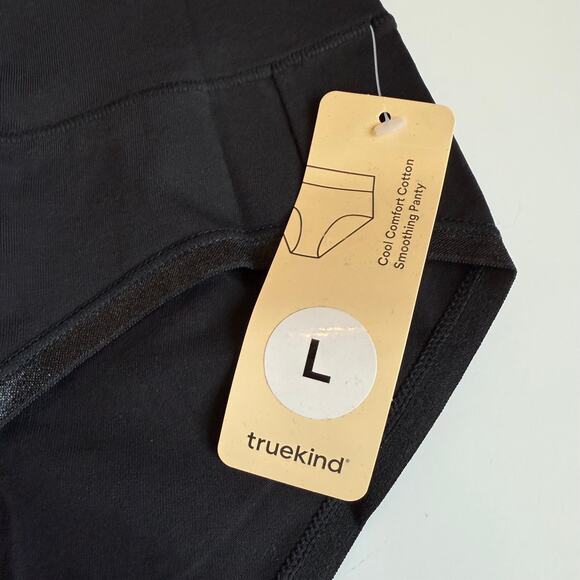 New truekind Black Cool Comfort Cotton Smoothing Panty Large - Picture 6 of 11